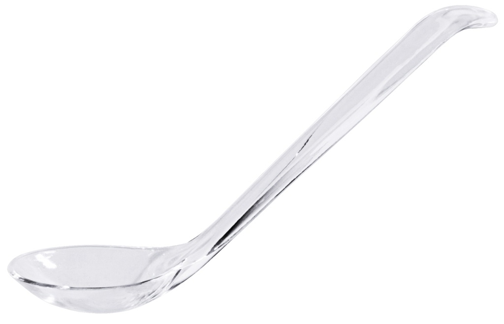 Senflöffel Contacto 10cm aus klarem SAN