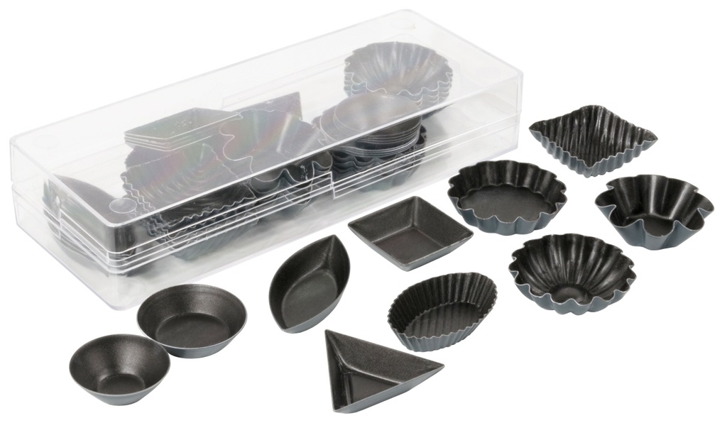 Ausstecher - Set Contacto Petits-Fours 50 Stck. mit Antihaftbeschichtung