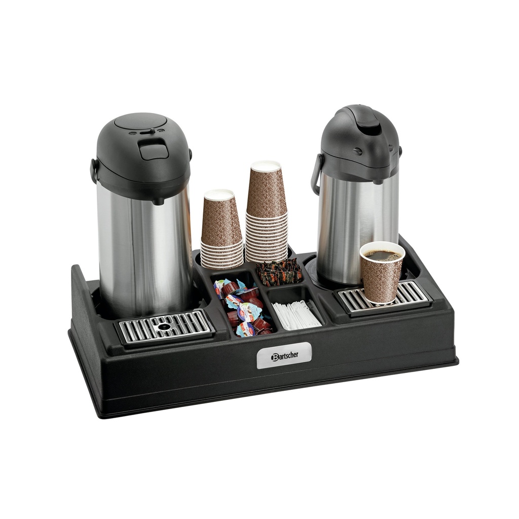 Kaffeestation, 2 Kannen Bartscher
