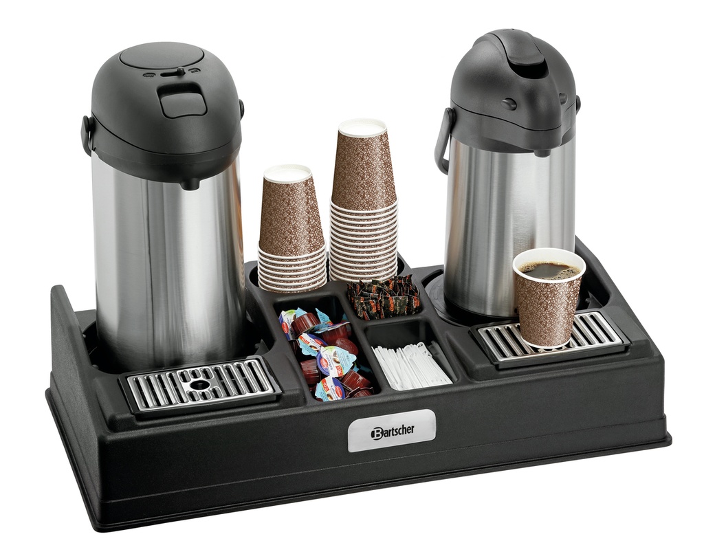 Kaffeestation, 2 Kannen Bartscher
