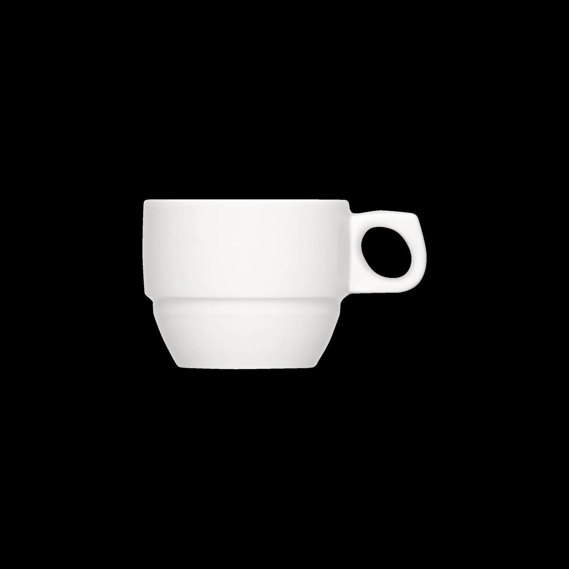 [BAU-690511811000000] Kaffeetasse, stapelbar DIMENSION Bauscher 0,18L