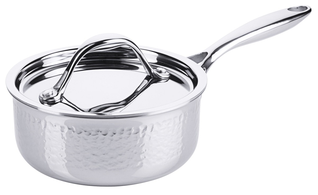 Stielkasserolle aus Edelstahl 1,4 Liter