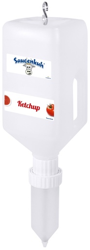 [CTO-1464/027] Euterspender Contacto klein mit Aufhängeöse und -haken 2,7 Liter