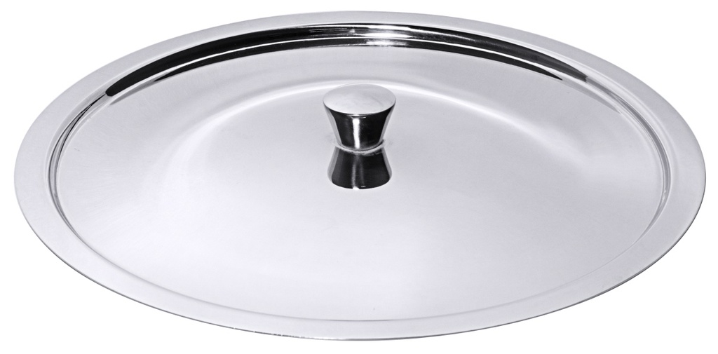 Knopfdeckel  aus Edelstahl für 6184/