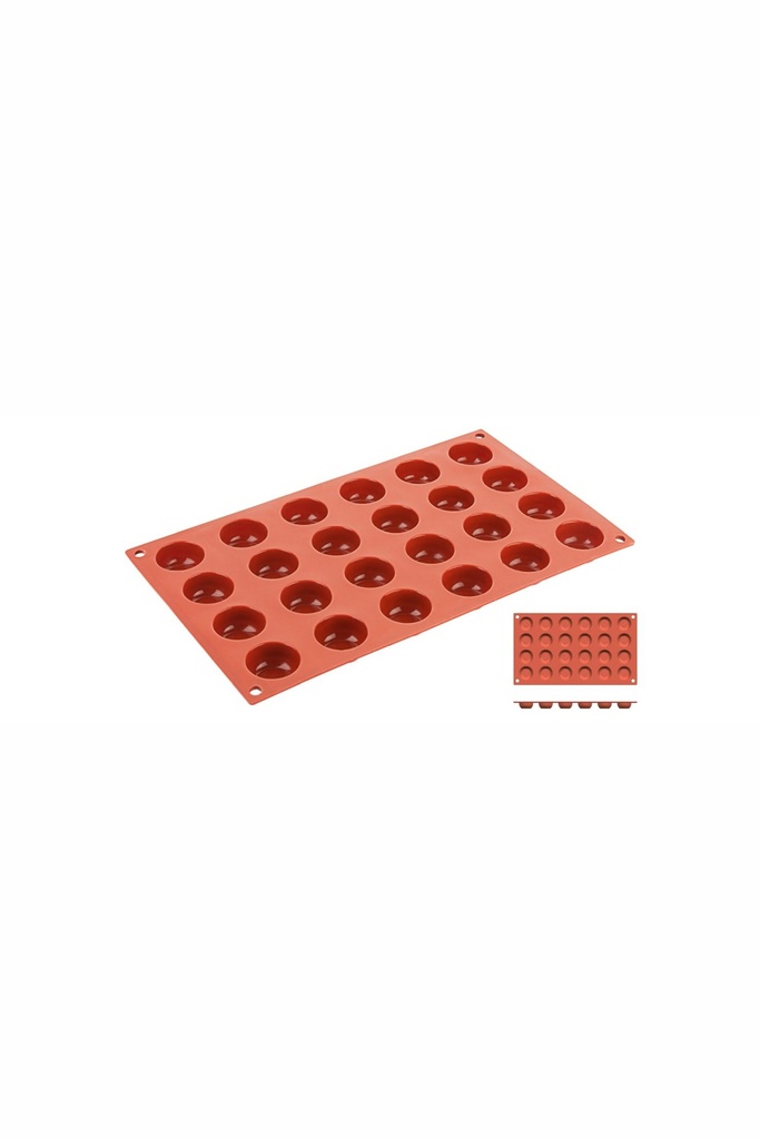 Backmatte Amaretti Contacto aus Silikon 24 Formen ∅ 3,4cm