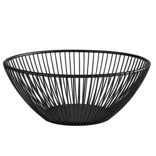 [APS-30421] Buffetkörbe 'Svart' APS rund (schwarz, Metall, 20cm)