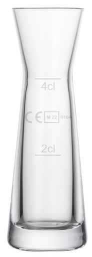 [SZW-120258] Spirituosenkaraffe PURE mit Füllstrich 2+4cl Zwiesel Glas