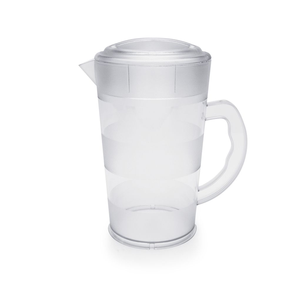 Krug WAS Germany 1,9L mit Deckel aus Polycarbonat