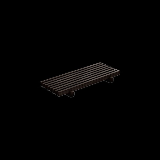 [BAU-7 47 8802 91 000000] Ablage, rechteckig ANANTI Playground (wenge, Holz, 180mm)
