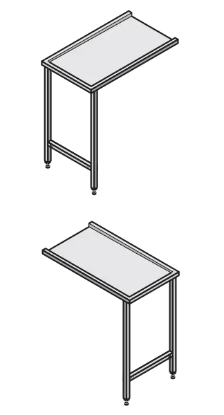 Abstellbord für Europrofil-Tisch