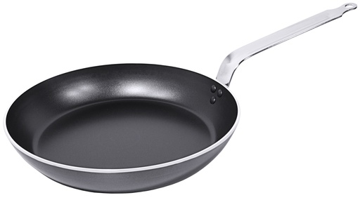 [CTO-5077/200] Bratpfannen Contacto (Lyoner Form) mit Beschichtung mit Edelstahlgriff