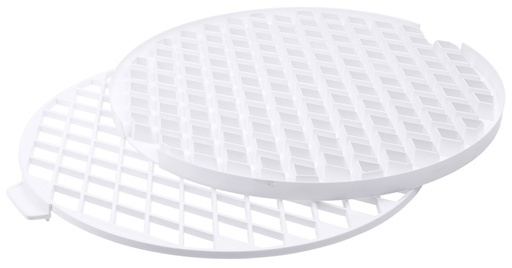 [CTO-669/300] Gitterteigstanze ∅ 30cm zweiteilig aus weißem Polystyrol