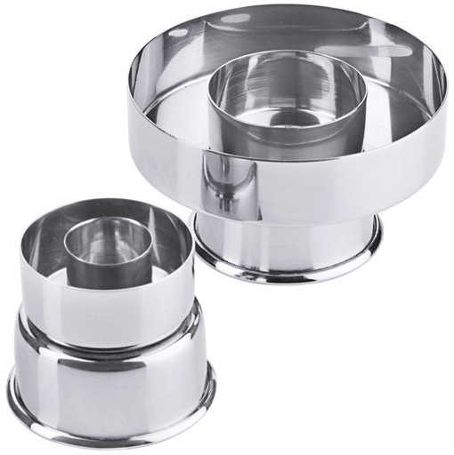 [CTO-683/080] Donut-Ausstecher aus Edelstahl, außen ∅ 8cm