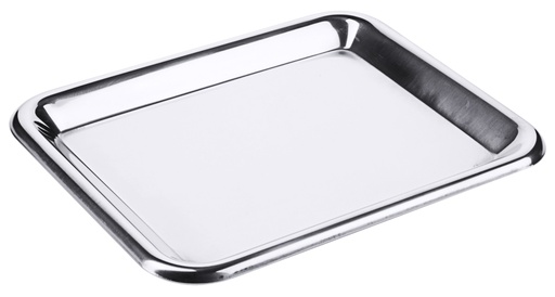 Auslageplatte aus Edelstahl hochglänzend 