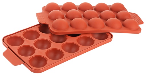 [CTO-853/037] Backform: Form Cake-Pops 15 Stck. mit Ober- und Unterschale