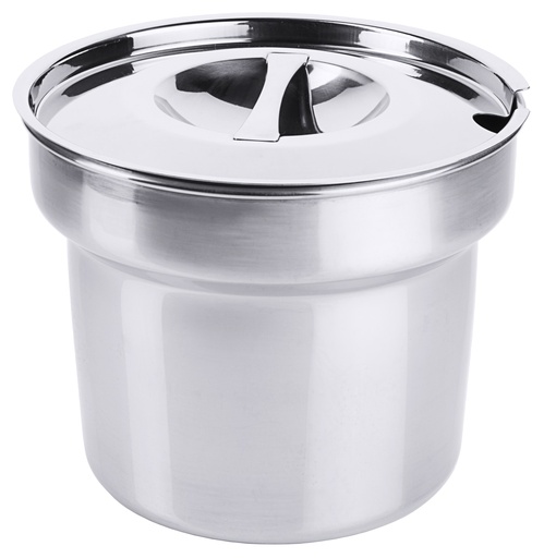 [CTO-7087/420] Bain Marie-Topf 4,2 Liter mit Deckel aus Edelstahl
