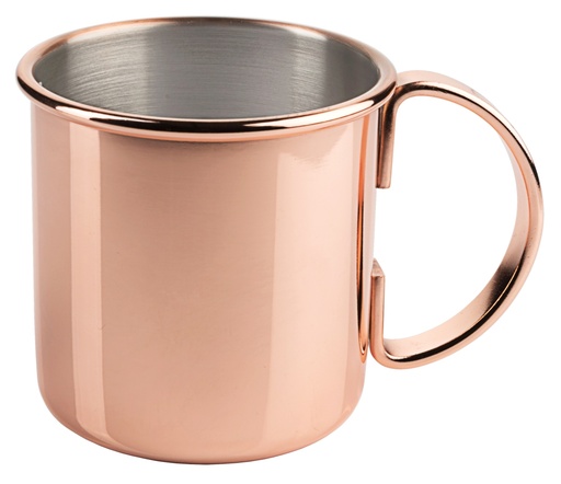 [CTO-8759/045] Becher 0,45 l  Moscow Mule aus Edelstahl, außen mit Kupferschicht