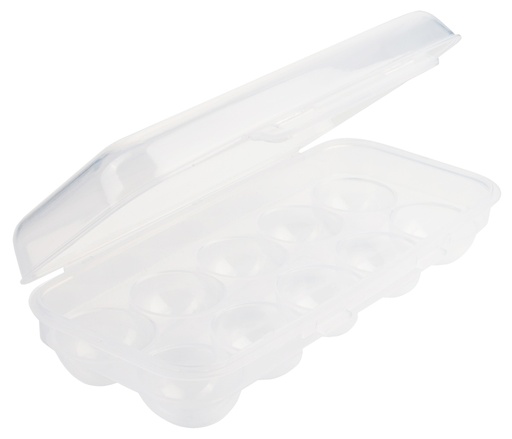 [CTO-8035/010] Eierbox mit Deckel aus Polycarbonat 