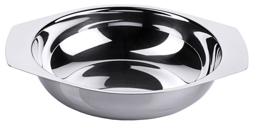 Beilagenschüsseln flach aus Edelstahl 18/10