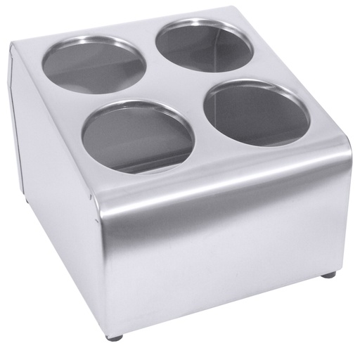 [CTO-284/004] Besteckbehälter aus Edelstahl 18/0, für 4-6 Köcher