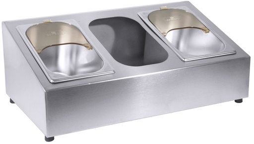 [CTO-7003/003] Besteckkasten Contacto für Einsätze 7002/ aus Edelstahl 