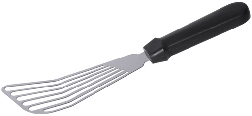 [CTO-4056/175] Bratenwender Contacto aus Edelstahl mit Griff aus schwarzem Polypropylen Blatt 17,5cm x 8cm