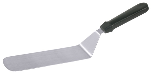 [CTO-4064/350] Bratenwender Contacto aus starrem Edelstahl mit stark angewinkeltem Blatt 20cm x 7,5cm