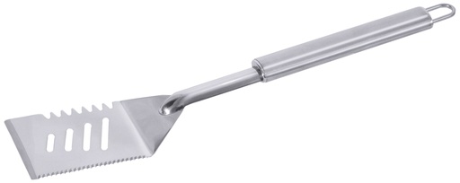[CTO-5661/450] Grillwender Contacto aus Edelstahl mit geschlitzter Fläche beidseitig gezahnt 11cm x 9cm