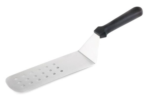[APS-88940] Bratenwender perforiert mit flexibler Edelstahl-Klinge und rutschfestem Griff 24,5cm x 7,5cm