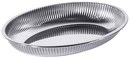 [CTO-1230/265] Brotschale oval aus Edelstahl 18/0
