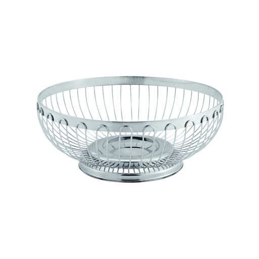 [WAS-1454210] Buffetkorb rund Ø 21cm aus Chromnickelstahl