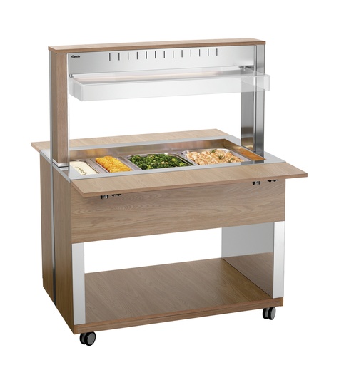 [BAR-125633] Buffetwagen W4110-200, warm Bartscher