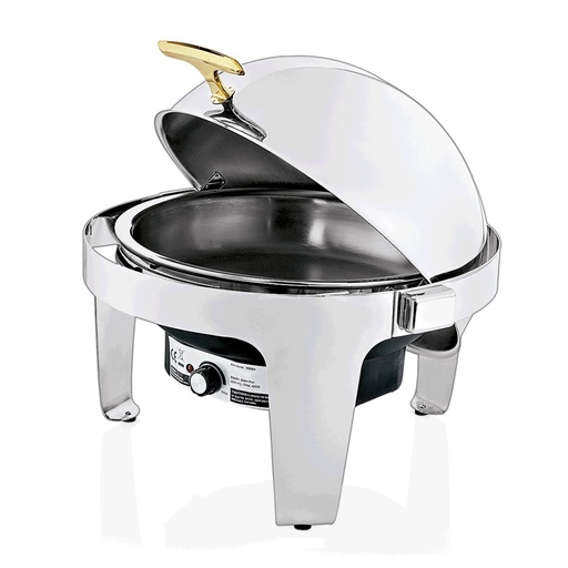 [WAS-1460689] Elektro Chafing Dish rund 6,8 Liter