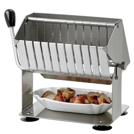 [BAR-120579] Currywurstschneider, fest montierte Messer