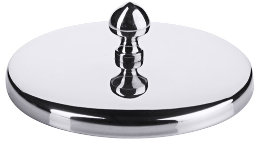 [CTO-6899/070] Knopfdeckel Contacto rund aus Edelstahl