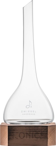 [SZW-122238] Dekanter 750ml mit Holzsockel ICONICS-handmade