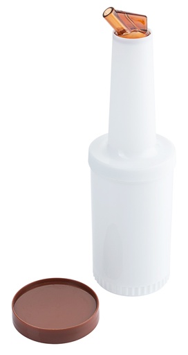 [CTO-5843/101] Dosier- und Vorratsflasche Contacto aus Polypropylen mit farbigen Ausgießer