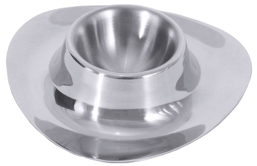 [CTO-8030/100] Eierbecher dreieckig 10x 10cm aus Edelstahl hochglänzend