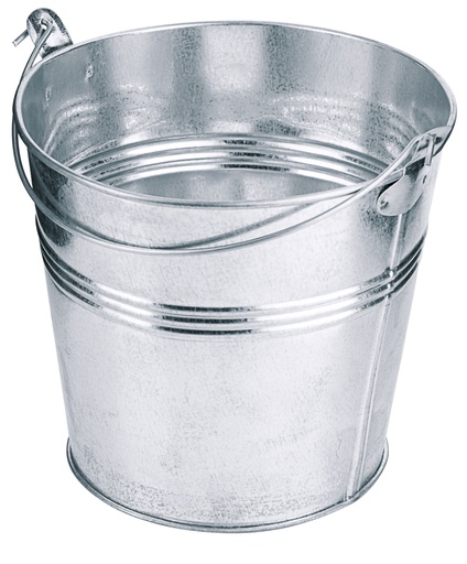 [CTO-1443/130] Eimer Contacto aus verzinktem Blech 1,3 L