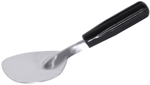 [CTO-247/230] Eisspatel aus Edelstahl mit schwarzem Kunststoffgriff 9cm x 7,5cm