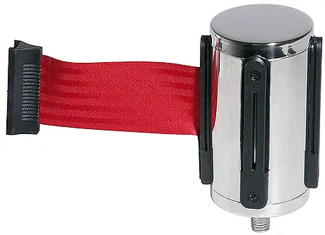 ERSATZ-OBERTEIL MIT ZUGBAND für Gurtabsperrpfosten aus Edelstahl