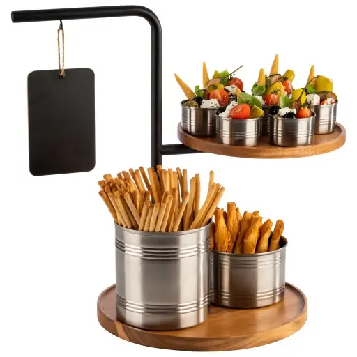 [APS-30334] Etagere APS 'Iron', rund 2-teilig