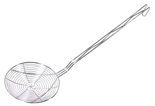 [CTO-95/160] Frittierlöffel rund aus Edelstahl