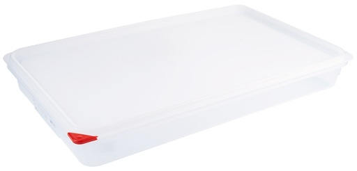 [CTO-5011/065] Gastronorm-Behälter aus Polypropylen mit Deckel und farbigem Clips