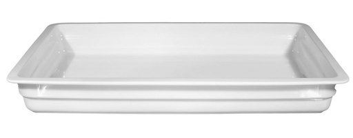 Gastronorm-Behälter BUFFET-GOURMET aus Porzellan weiß