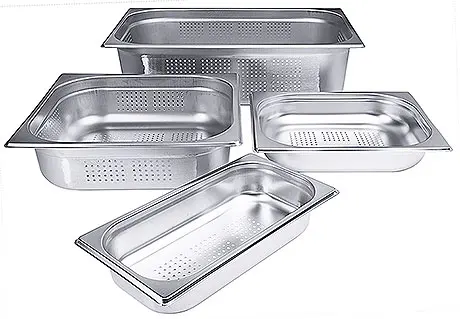 [CTO-6111/065] Gastronorm-Behälter Serie 6111 perforiert aus Edelstahl/ EuroNorm 631-1