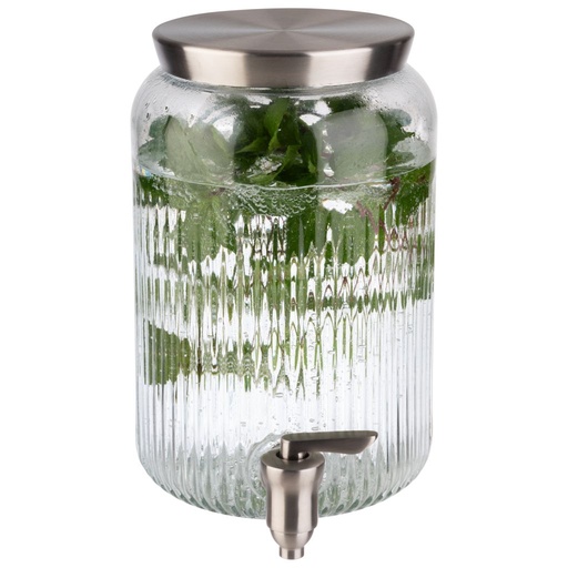 Glas-Dispenser mit Zapfhahn
