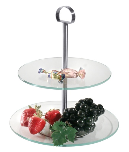 Glas-Etageren Contacto mit gehärteten Glasscheiben