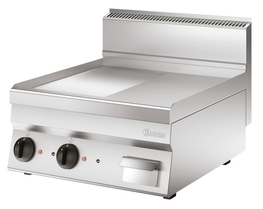 [BAR-115320] Griddleplatte Elektro 650, halb glatt/halb gerillt Bartscher