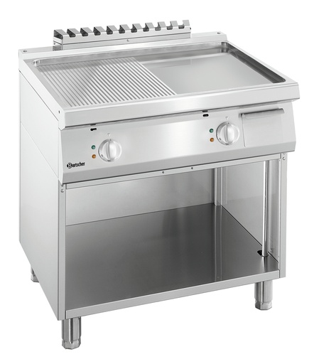 [BAR-286509] Elektro-Griddleplatte Serie 700, halb glatt/halb gerillt Bartscher